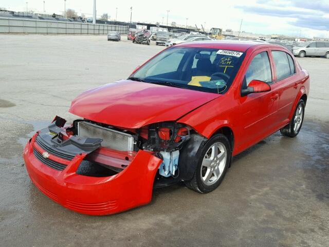 1G1AF5F52A7232734 - 2010 CHEVROLET COBALT 2LT RED photo 2