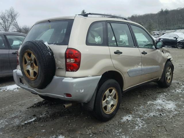 JTEHD20V240002395 - 2004 TOYOTA RAV4 TAN photo 4