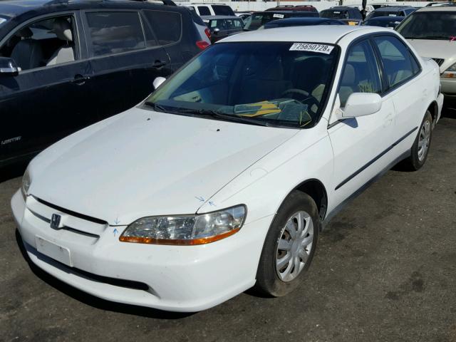 JHMCG5644XC017049 - 1999 HONDA ACCORD LX WHITE photo 2