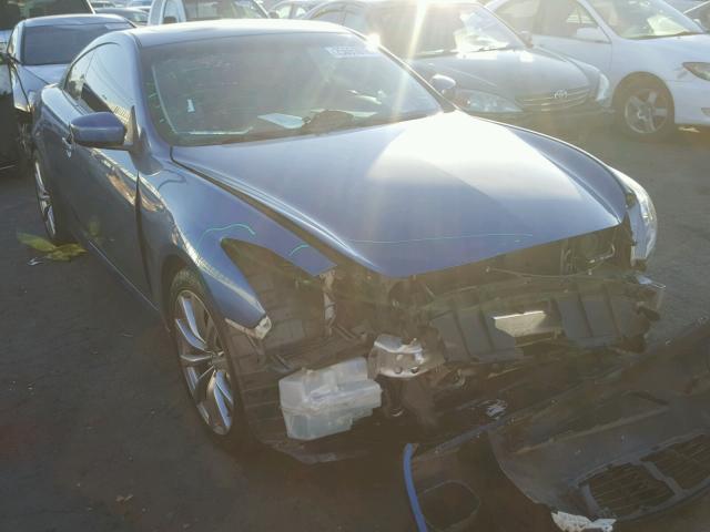 JNKCV64E48M122757 - 2008 INFINITI G37 BASE BLUE photo 1