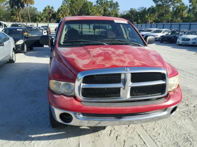 3B3HA18N22G131601 - 2002 DODGE RAM 1500 RED photo 9