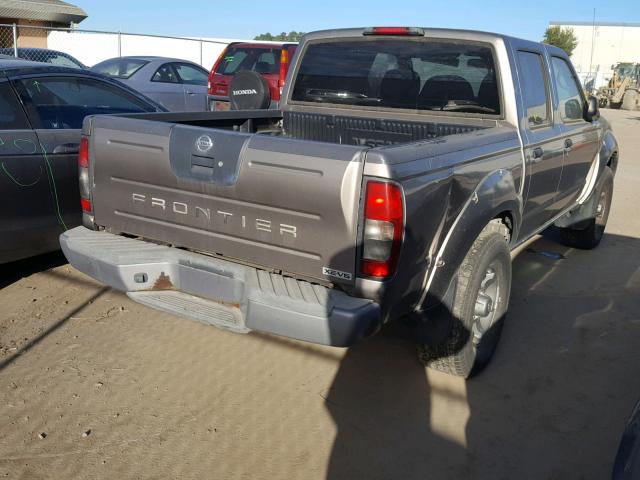 1N6ED27T84C447196 - 2004 NISSAN FRONTIER C BROWN photo 4