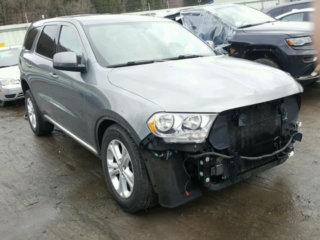 1C4RDJAG8DC527642 - 2013 DODGE DURANGO SX GRAY photo 1