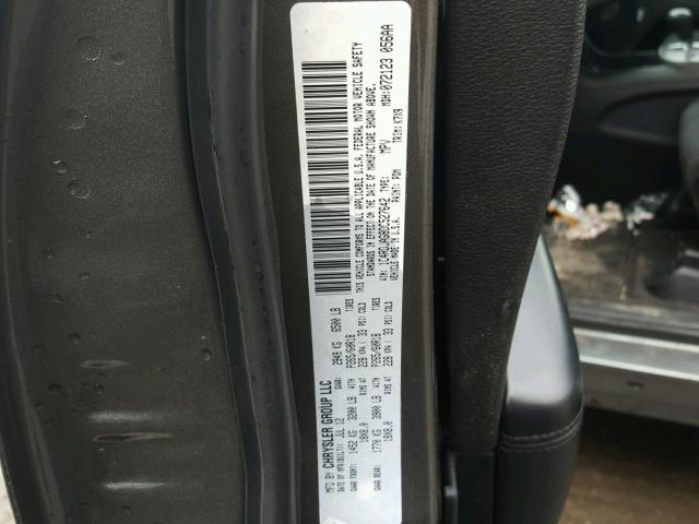 1C4RDJAG8DC527642 - 2013 DODGE DURANGO SX GRAY photo 10