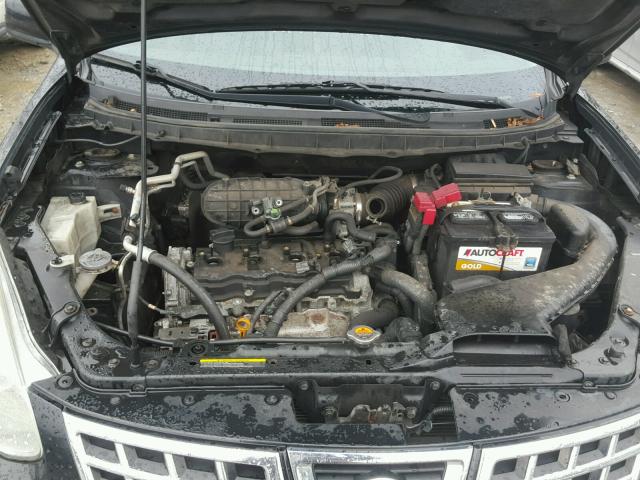 JN8AS58TX9W329510 - 2009 NISSAN ROGUE S BLACK photo 7