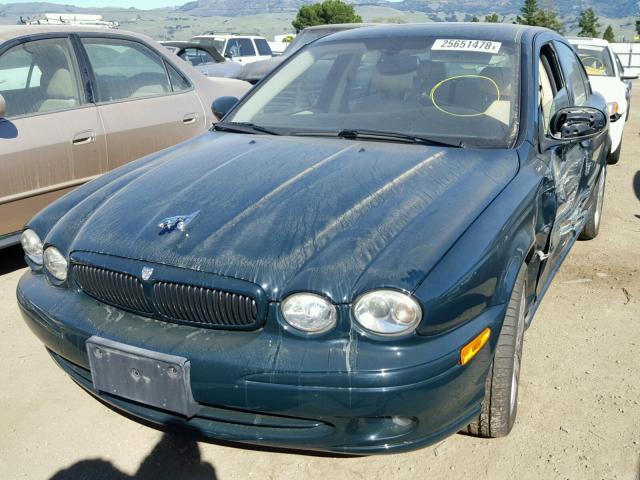 SAJEB53D62XC35089 - 2002 JAGUAR X-TYPE SPO GREEN photo 2