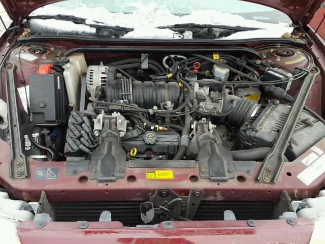 2G4WB52K6X1616036 - 1999 BUICK REGAL LS BURGUNDY photo 7