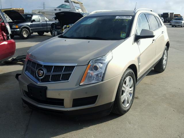 3GYFNAEY9AS568512 - 2010 CADILLAC SRX LUXURY GOLD photo 2