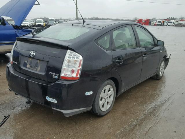 JTDKB20UX83358525 - 2008 TOYOTA PRIUS BLACK photo 4