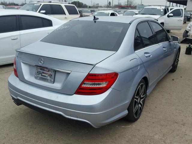 WDDGF4HB5DR273145 - 2013 MERCEDES-BENZ C 250 SILVER photo 4