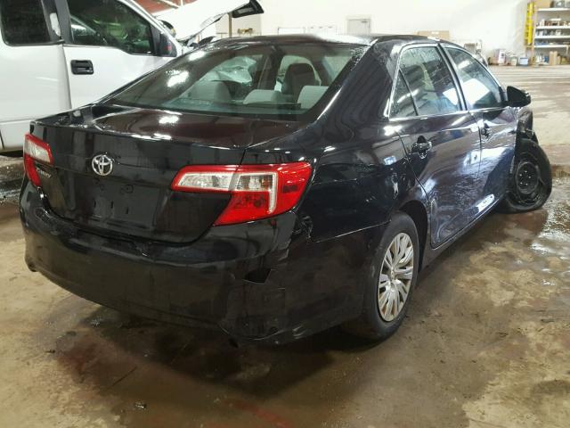 4T1BF1FK4CU532026 - 2012 TOYOTA CAMRY BASE BLACK photo 4