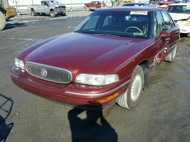 1G4HR52K2WH400247 - 1998 BUICK LESABRE LI BURGUNDY photo 2