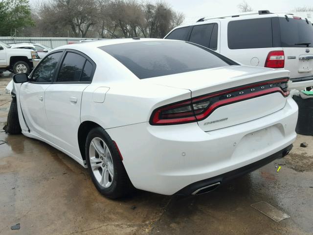 2C3CDXBG9GH303504 - 2016 DODGE CHARGER SE WHITE photo 3