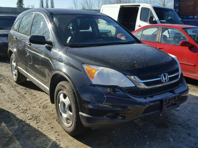 JHLRE4H33BC015031 - 2011 HONDA CR-V LX BLACK photo 1