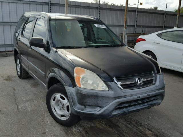 JHLRD68412C008280 - 2002 HONDA CR-V LX BLACK photo 1