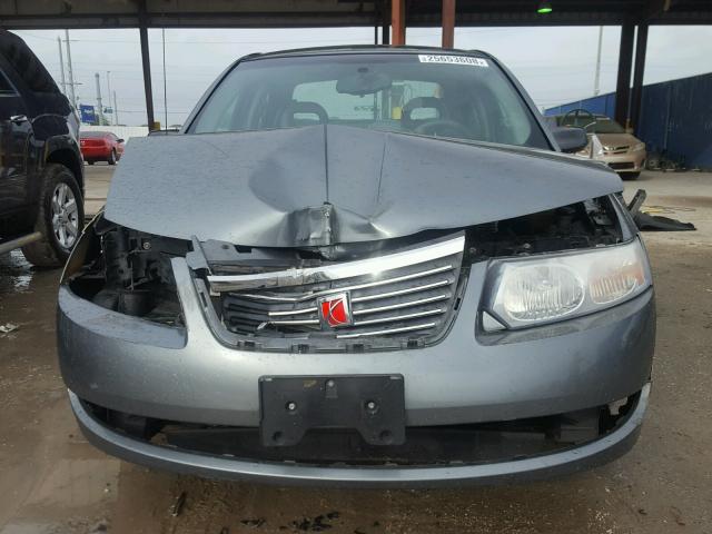 1G8AJ55F37Z198763 - 2007 SATURN ION LEVEL GRAY photo 9