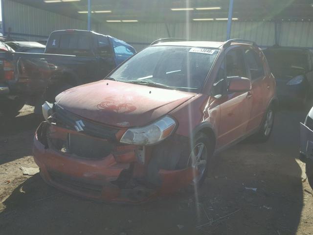 JS2YB413975111968 - 2007 SUZUKI SX4 ORANGE photo 2