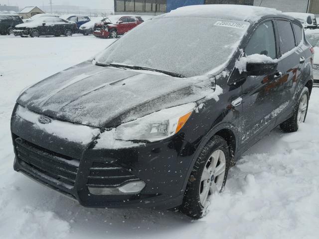 1FMCU0GXXDUC48819 - 2013 FORD ESCAPE SE BLACK photo 2