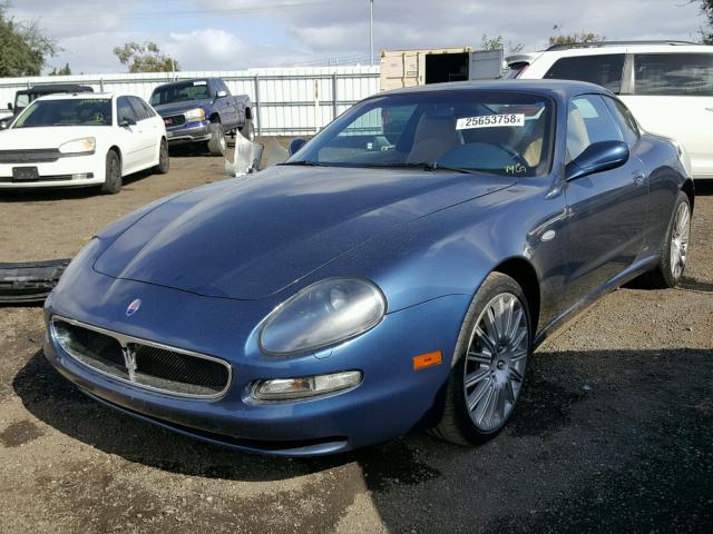 ZAMBC38A720006536 - 2002 MASERATI COUPE GT BLUE photo 2