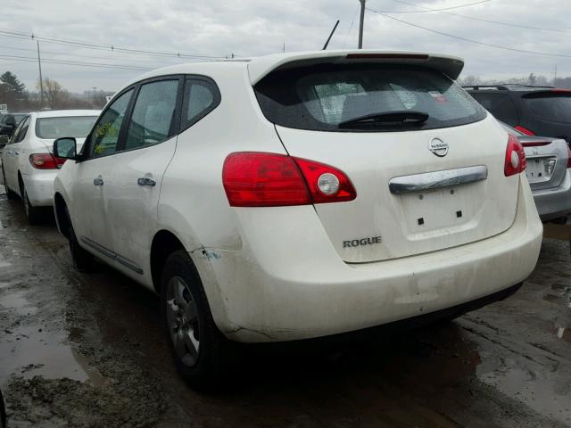 JN8AS5MT2CW291753 - 2012 NISSAN ROGUE S WHITE photo 3