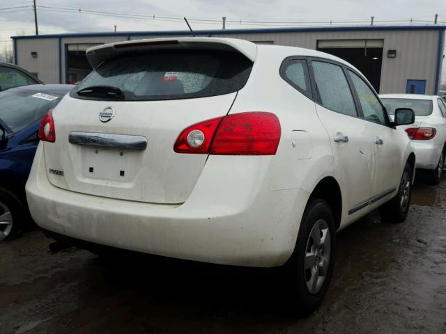 JN8AS5MT2CW291753 - 2012 NISSAN ROGUE S WHITE photo 4