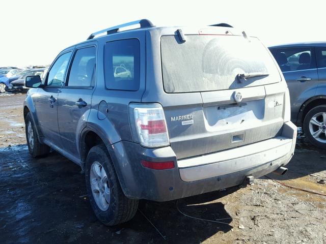 4M2CN9HG0AKJ23270 - 2010 MERCURY MARINER PR GRAY photo 3