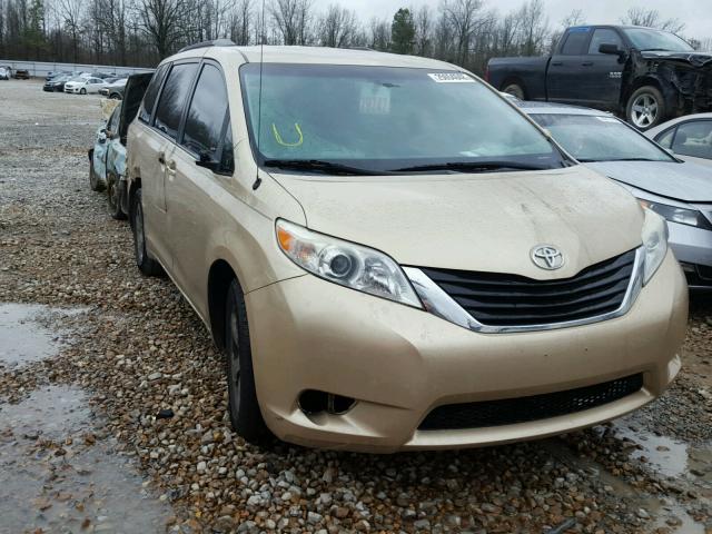 5TDKK3DC0BS124018 - 2011 TOYOTA SIENNA LE GOLD photo 1