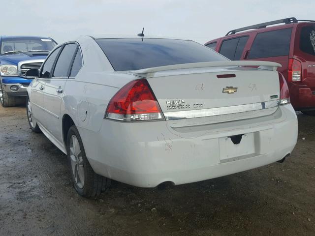 2G1WC5EM9A1258381 - 2010 CHEVROLET IMPALA LTZ WHITE photo 3