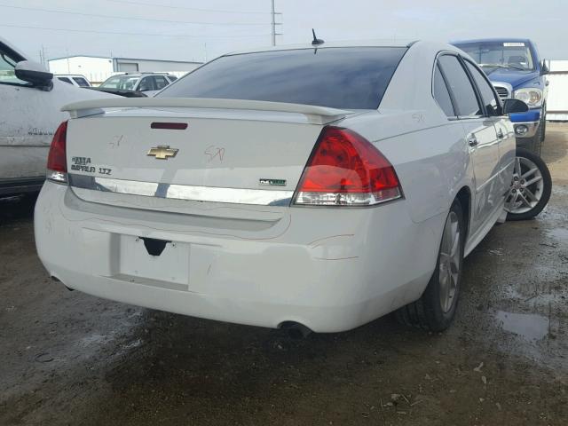 2G1WC5EM9A1258381 - 2010 CHEVROLET IMPALA LTZ WHITE photo 4