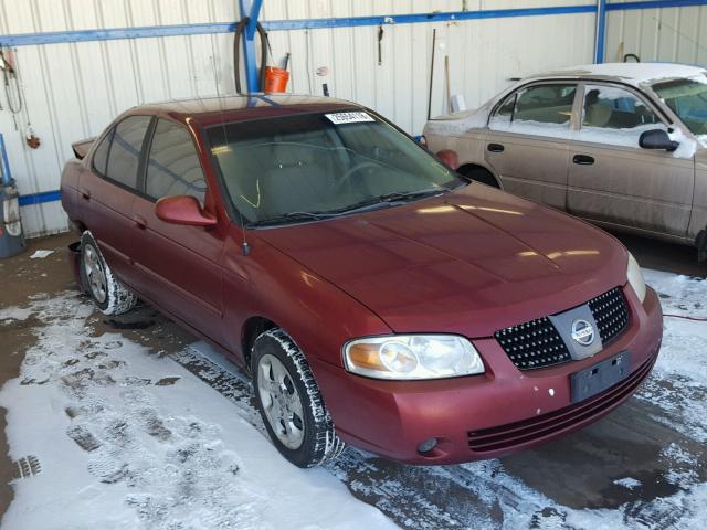 3N1CB51D25L505542 - 2005 NISSAN SENTRA 1.8 RED photo 1