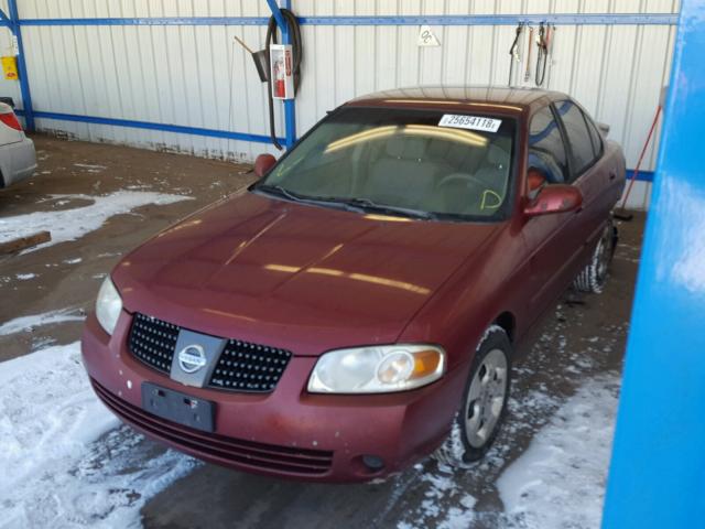 3N1CB51D25L505542 - 2005 NISSAN SENTRA 1.8 RED photo 2