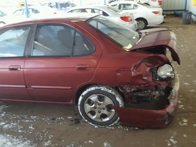 3N1CB51D25L505542 - 2005 NISSAN SENTRA 1.8 RED photo 9