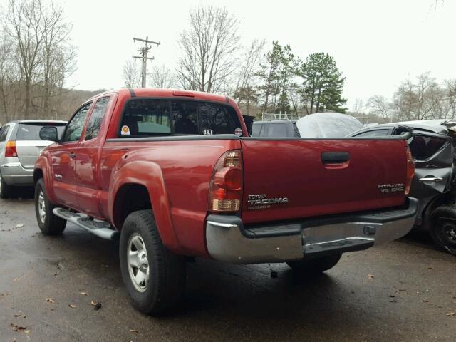 5TETU62N76Z177277 - 2006 TOYOTA TACOMA PRE RED photo 3