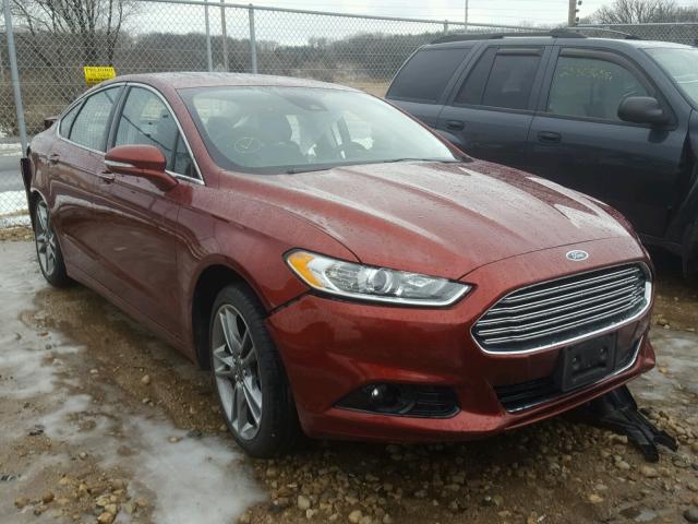 3FA6P0K96ER231841 - 2014 FORD FUSION TIT RED photo 1