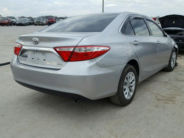 4T4BF1FK9FR476014 - 2015 TOYOTA CAMRY LE SILVER photo 4