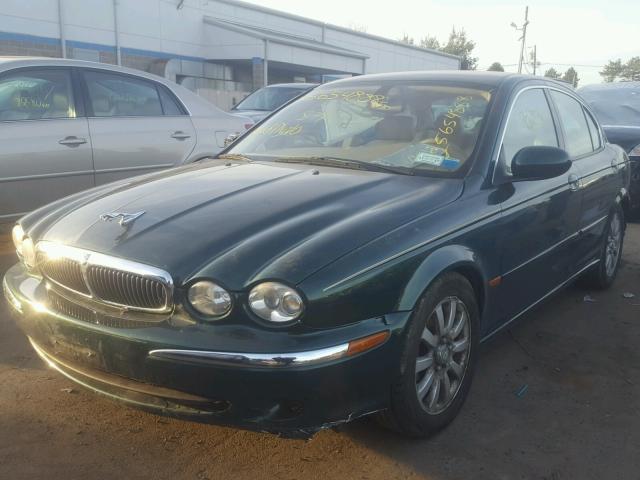 SAJEA51D63XD41906 - 2003 JAGUAR X-TYPE 2.5 GREEN photo 2