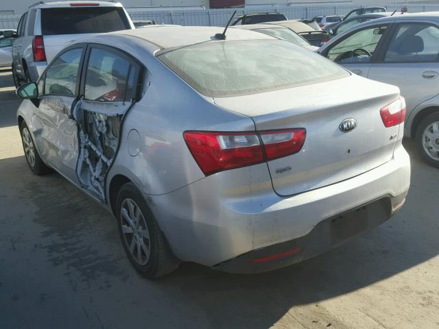 KNADM4A34F6502132 - 2015 KIA RIO LX Արծաթագույն լուսանկար 3