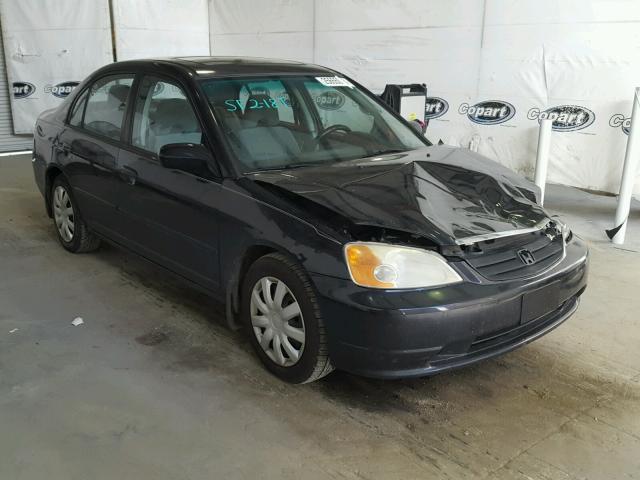 2HGES26733H556062 - 2003 HONDA CIVIC EX BLACK photo 1