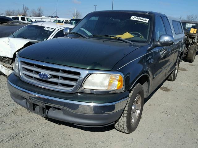 1FTZX17271NA13509 - 2001 FORD F150 GREEN photo 2