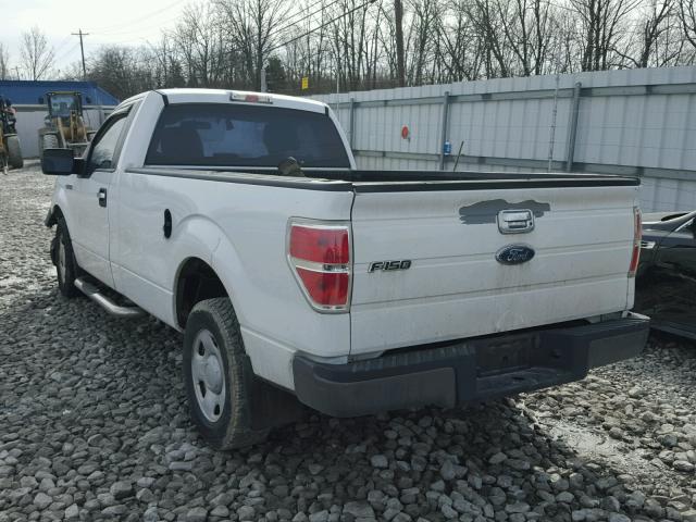 1FTRF12849KB05544 - 2009 FORD F150 WHITE photo 3