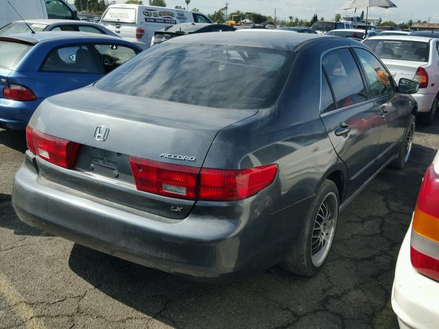 1HGCM56465A076334 - 2005 HONDA ACCORD LX CHARCOAL photo 4