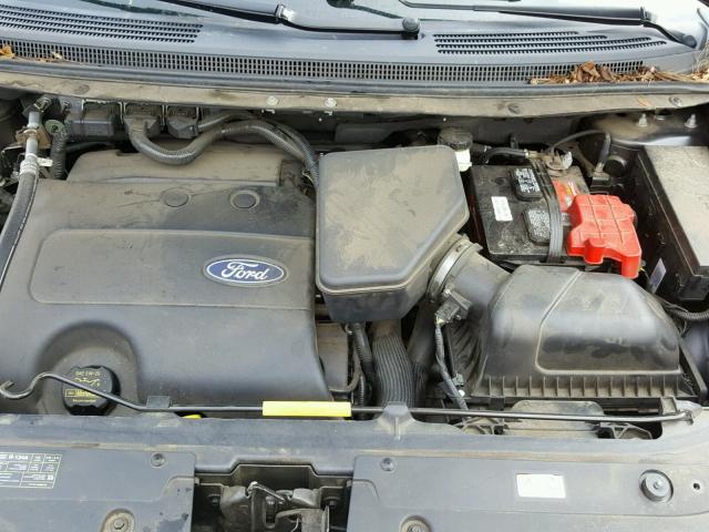 2FMDK3JC2DBA09627 - 2013 FORD EDGE SEL BROWN photo 7