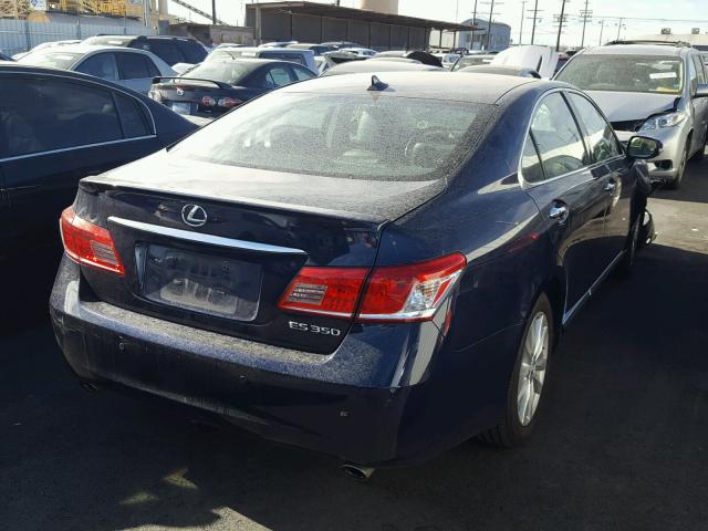 JTHBK1EGXB2421387 - 2011 LEXUS ES 350 BLUE photo 4