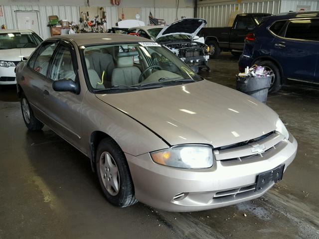 1G1JC52F237310472 - 2003 CHEVROLET CAVALIER GOLD photo 1