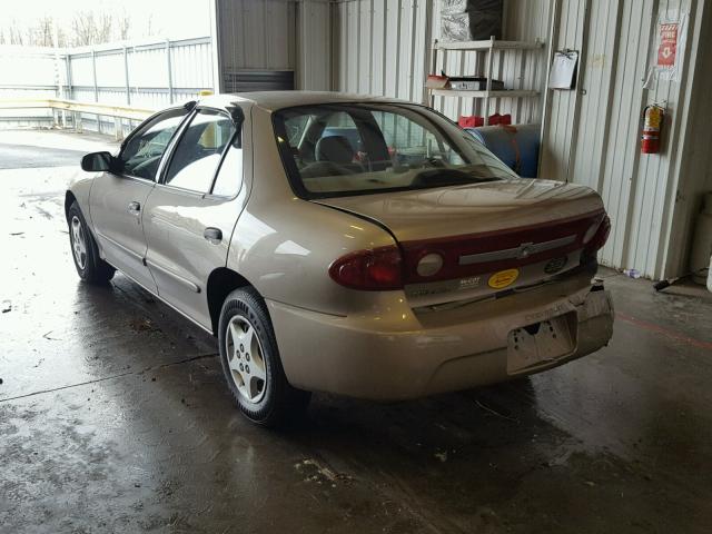 1G1JC52F237310472 - 2003 CHEVROLET CAVALIER GOLD photo 3