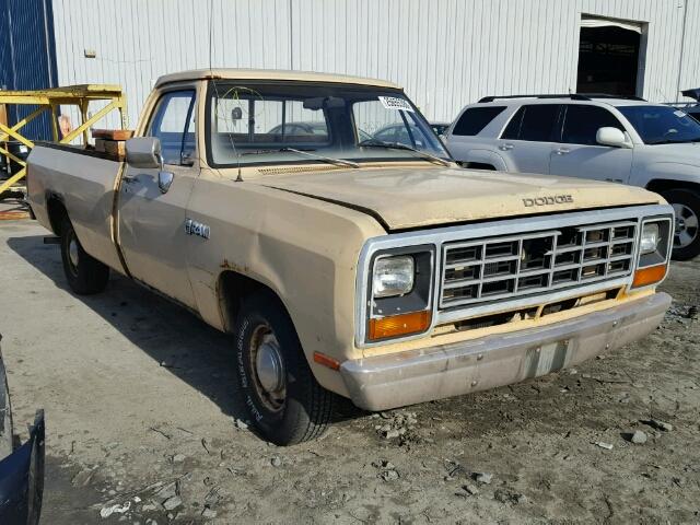 1B7FD14E0BS156217 - 1981 DODGE D-SERIES D TAN photo 1