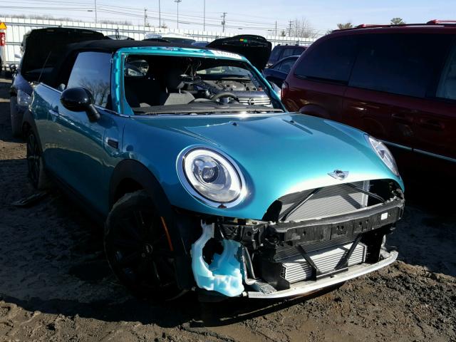 WMWWG5C36H3C99643 - 2017 MINI COOPER TURQUOISE photo 1