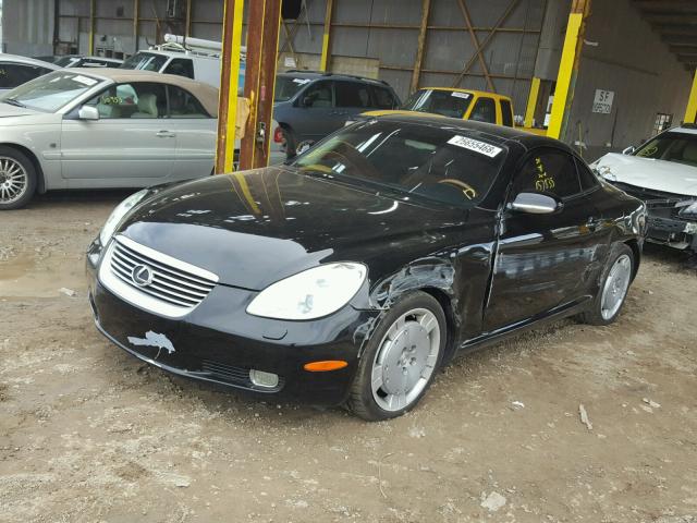 JTHFN48Y430047547 - 2003 LEXUS SC 430 BLACK photo 2