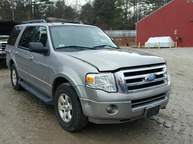 1FMFU16508LA55738 - 2008 FORD EXPEDITION GRAY photo 1