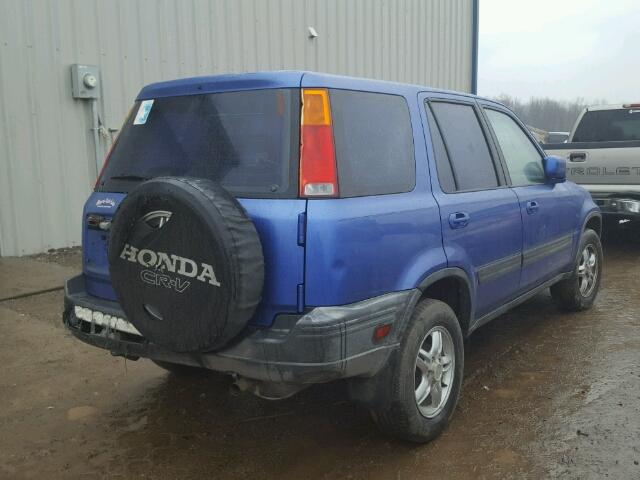 JHLRD186XYC024006 - 2000 HONDA CR-V EX BLUE photo 4